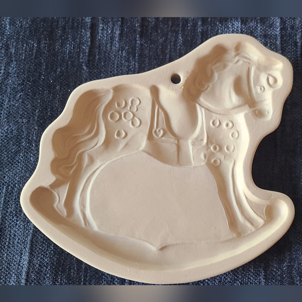 Brown Bag Cookie Art 1984 Rocking Horse cookie mold/wall hanging